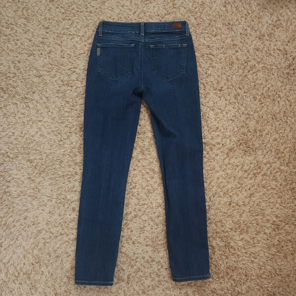 Paige Womens 26 Kylie‎ Crop Low-Rise Skinny Leg Blue Denim Jeans